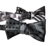 Detroit City Flag Bow Tie, 1940s Historic Flag Print