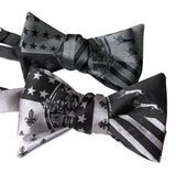 Detroit City Flag Bow Tie, 1940s Historic Flag Print