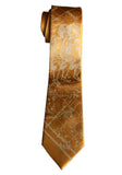 Gemini Necktie, The Twins. Mustard Yellow Zodiac Constellation Star Chart Tie by Cyberoptix