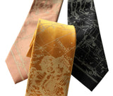 Gemini Neckties, The Twins. Zodiac Constellation Star Chart Ties by Cyberoptix