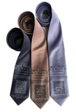 Hamlet Neckties, Shakespeare Print Ties, by Cyberoptix 