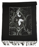 Contour Map Print Scarf, Scandinavian map, by Cyberoptix