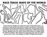Race Tracks of the World fabric face cover, track map adjustable mask