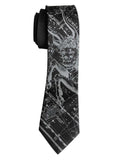 Taurus Necktie, Black. Zodiac Constellation Star Chart Tie by Cyberoptix