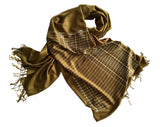 Bookkeeper Scarf. Ledger Paper linen weave pashmina by Cyberoptix