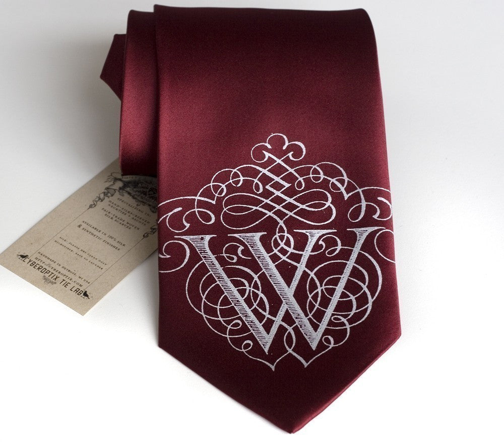 Initial Necktie. 