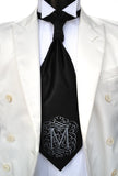 Initial Cravat Tie. Personalized "AlphabeTIES" Ascot.