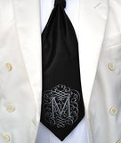 Initial Cravat Tie. Personalized "AlphabeTIES" Ascot.