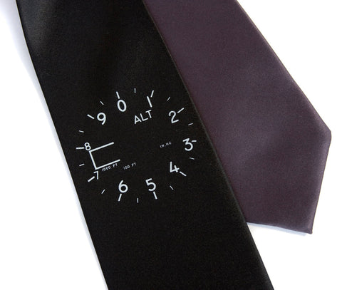 Altimeter Silk Necktie