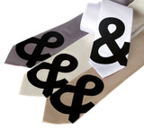 Ampersand Neckties