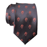 Tiny Human Hearts Necktie, Anatomical Heart Tie