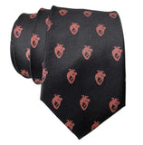 Tiny Human Hearts Necktie, Anatomical Heart Tie