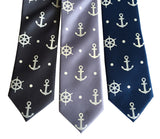 Anchor Neckties, Nautical Print Ties by Cyberoptix