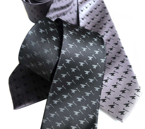 Anvil Necktie. Blacksmith, Metalworking Print Tie