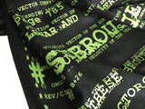 Apollo 11 NASA Source Code Pashmina Scarf, black and green. Cyberoptix