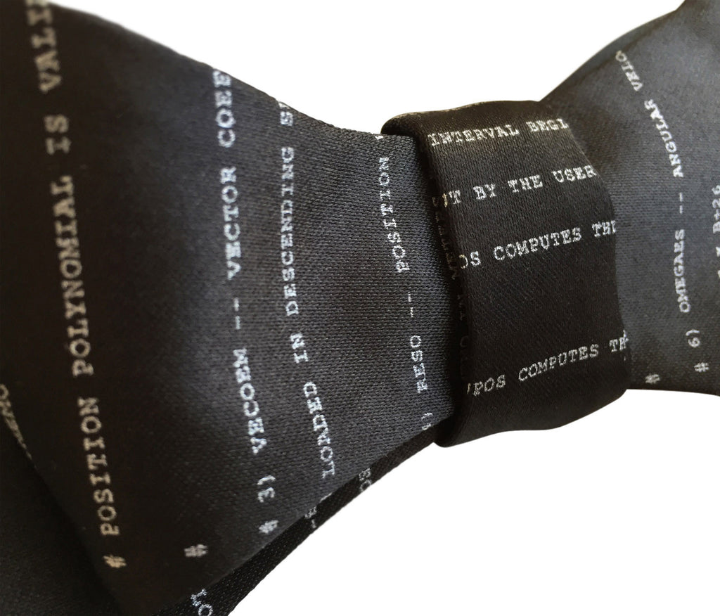 Apollo 11 Source Code Bow Tie