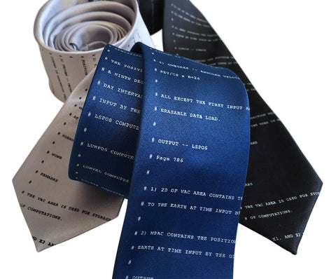 Apollo 11 Source Code Necktie