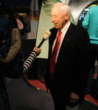 Al Worden in his Cyberoptix tie. Pilot for the Apollo15 Moon mission.