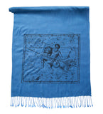 Aquarius & Capricorn Scarf, Star Sign Pashmina, by Cyberoptix