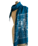 Aquarius & Capricorn Constellation Scarf, Pashminas for Men and Women, by Cyberoptix