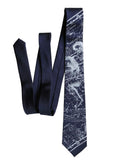 Aquarius Constellation Necktie, January and February Birthday Gifts, by Cyberoptix