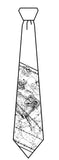 Aries Necktie, Zodiac Constellation Star Chart Tie