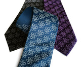 atom print neckties, by cyberoptix tie lab, detroit