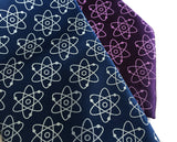 science ties, atoms print
