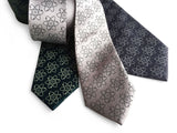 atoms print neckties, by cyberoptix tie lab, detroit