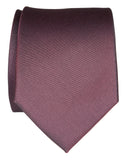 Aubergine Shot solid color necktie, dark purple tie by Cyberoptix Tie Lab