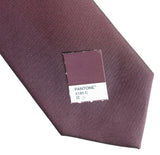 Dark Purple solid color necktie, aubergine shot tie by Cyberoptix Tie Lab