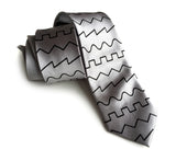 Silver oscillator waves necktie