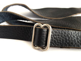 Black Leather Bow Tie, slider detail.