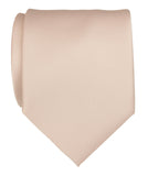 Ballet Pink solid color necktie, Pearl Pink tie by Cyberoptix Tie Lab