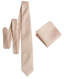 Pearl Pink solid color necktie, Ballet Pink tie for weddings by Cyberoptix Tie Lab