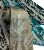 olive green bamboo print neckties, by cyberoptix