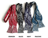 Bandana Print bow ties (untied), by Cyberoptix
