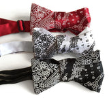 classic western bandana print bow ties