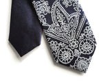 dark blue kids bandana tie