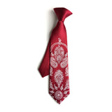 boys bandana print necktie