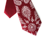 boys red bandana tie