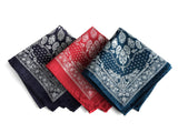 bandana print pocket squares by cyberoptix