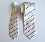 father and son baseball ties