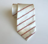 Baseball print necktie, by cyberoptix tie lab