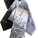 Berlin Map Neckties. German Map Ties by Cyberoptix