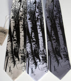 Birch trees neckties, by Cyberoptix 