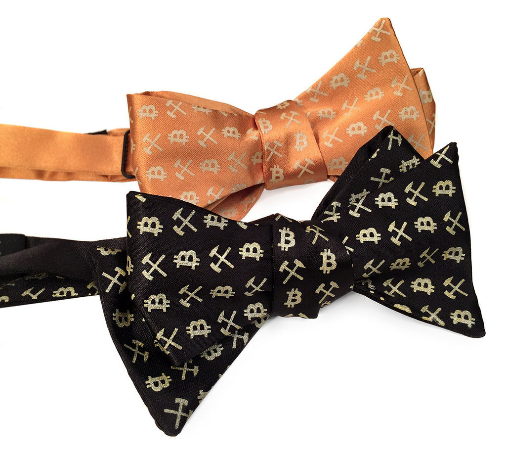 Bitcoin Bow Tie, by Cyberoptix Tie Lab