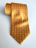 mustard yellow Bitcoin necktie