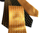 silkscreened bitcoin neckties