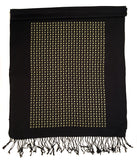black Bitcoin scarf